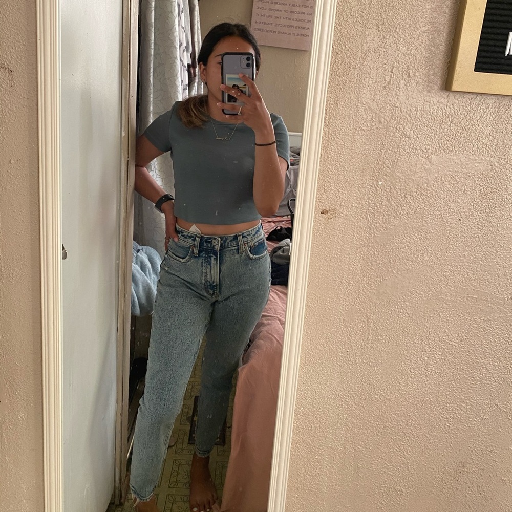 ABERCROMBIE AND FITCH CURVE LOVE SKINNY JEANS
